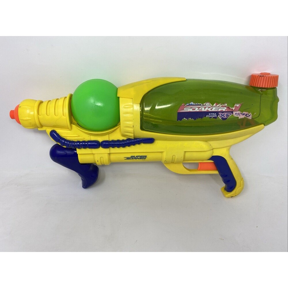 Larami SUPER SOAKER XP270 Air Pressure Water Gun Toy WORKS Vintage 1999 See Pics